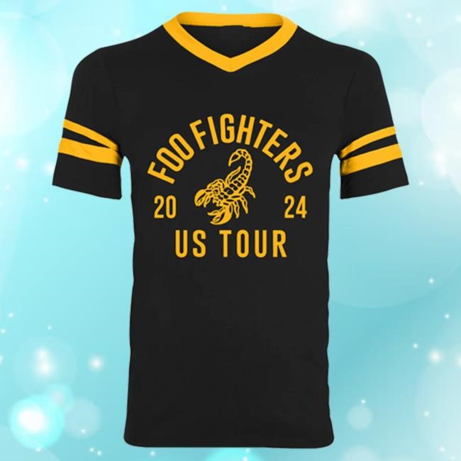 Official Foo Fighters Merch 2024 Tour Foo Fighters 2024 Us Tour Tee - Jaffee Shirts