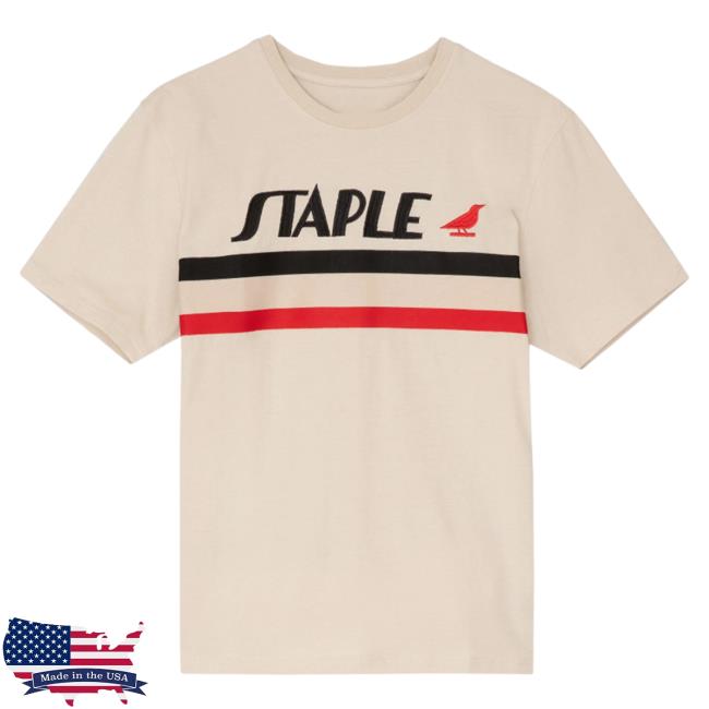 Staple Pigeon Clothing Staple Raceway Top Shirt Stone Staplepigeon