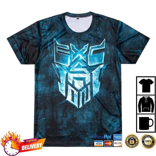 Official Excision Merch Decepticon Unisex T Shirt Sapphire