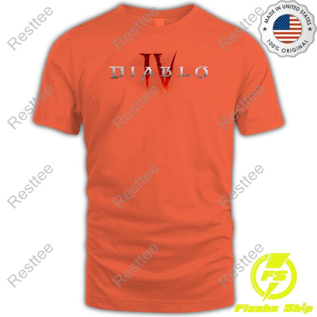 Hell On The Horizon Diablo IV Logo Long Sleeve T-Shirt