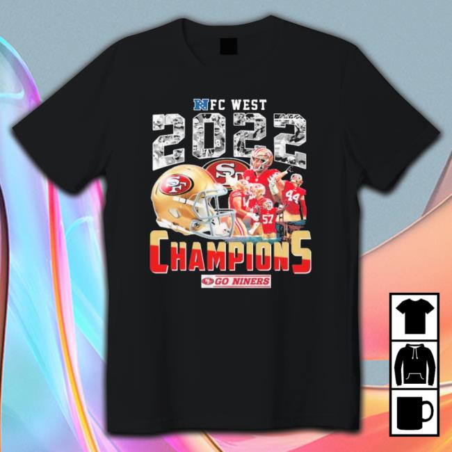 Nfc West 2022 Champions Go Niners San Francisco 49Ers Sweaters