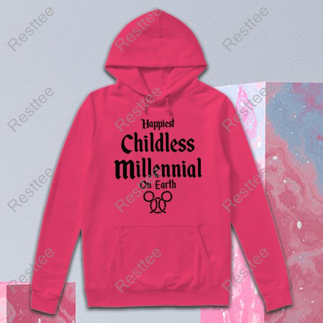 Happiest Childless Millennial On Earth Mickey Mouse Tee Shirt Happiest Childless Millennial On Earth Shirts