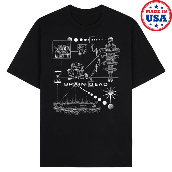 Brain Dead Mind Puzzle T-shirt - Black Tshirt
