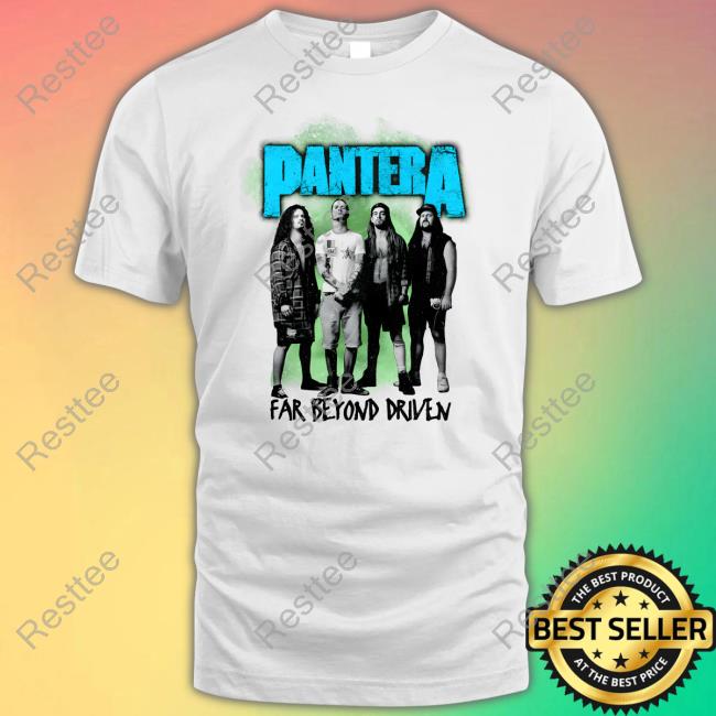 Pantera Merch Far Beyond Driven White T-Shirt