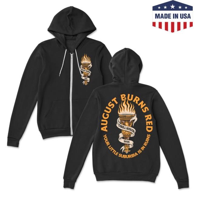 Suburbia Torches Zipper Hoodie August Burns Red Official Store Suburbia Torches Zip Up Hoodie August Burns Red Official Store