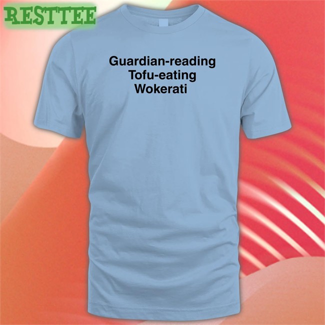 Guardian-Reading Tofu-Eating Wokerati Shirts Guardian Reading Tofu Eating Wokerati T Shirt White
