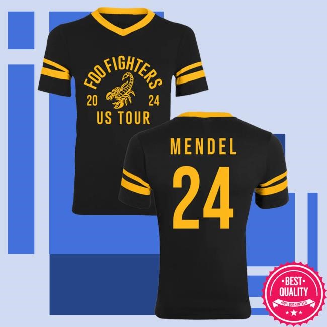 Official Foo Fighters Merch 2024 Tour Foo Fighters 2024 Us Tour - Mendel Tee Official Foo Fighters Merch 2024 Tour Foo Fighters 2024 Us Tour - Mendel Shirts