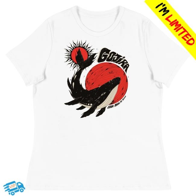 Official Gojira Merch Whale Moon Sun Women's Tees
