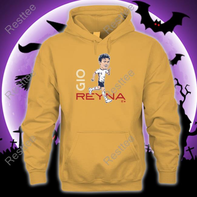 Breakingt Gio Reyna Caricature Shirt Breakingt Merch Gio Reyna Caricature Long Sleeve Tee