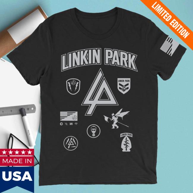 Official Linkin Park Merch Store Hybrid Theory Lp Patches BlackLongsleeve LinkinPark Apparel Clothing Shop