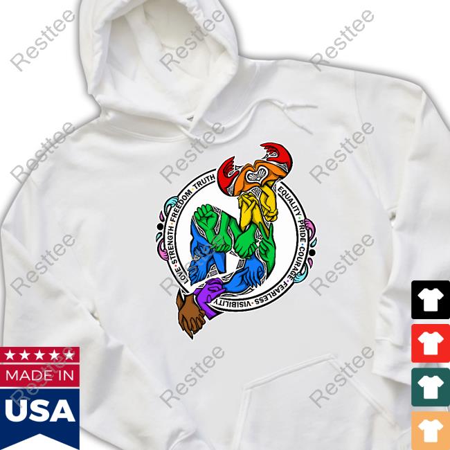 Limited Supply Love Strength Freedom Truth Equality Pride Courage Fearless Visibility Shirt New Jersey Devils