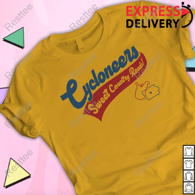 Raygun Merch Cycloneers Sweet Country Roads Tee