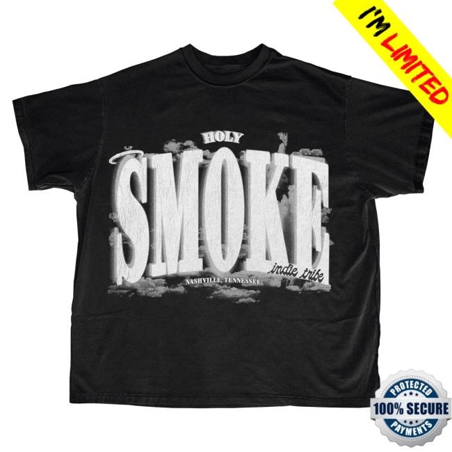 Indie Tribe Black SMOKE Drop Shoulder Shirt