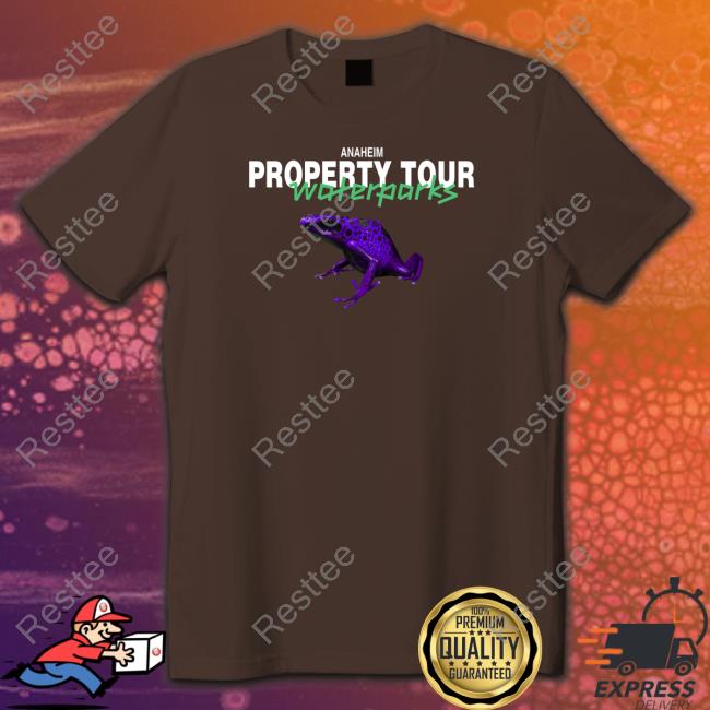 Official Anaheim Property Tour Waterparks Long Sleeve Tee Anaheim Property Tour Waterparks Shirt
