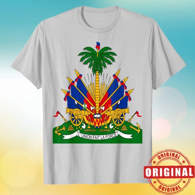 Official Haitian Coat Of Arms Haiti Emblem Symbol Shirt Coat Of Arms