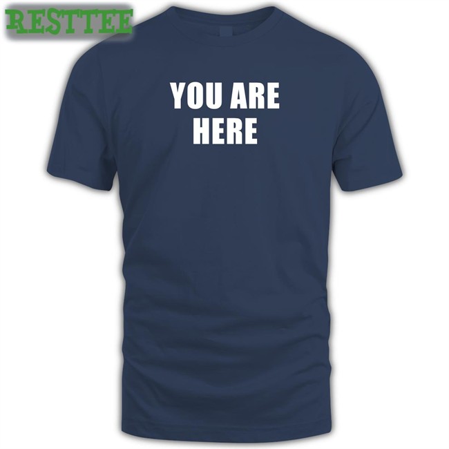 Super 70S Sports Store You Are Here Tee You Are Here Tee Black