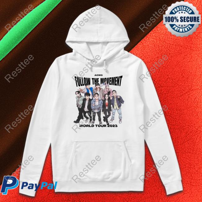 Aomg Follow The Movement World Tour 2023 Shirts