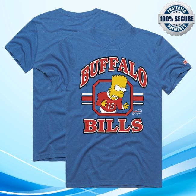 Official Buffalo Bills Homage x The Simpsons Unisex Top Shirt - Royal