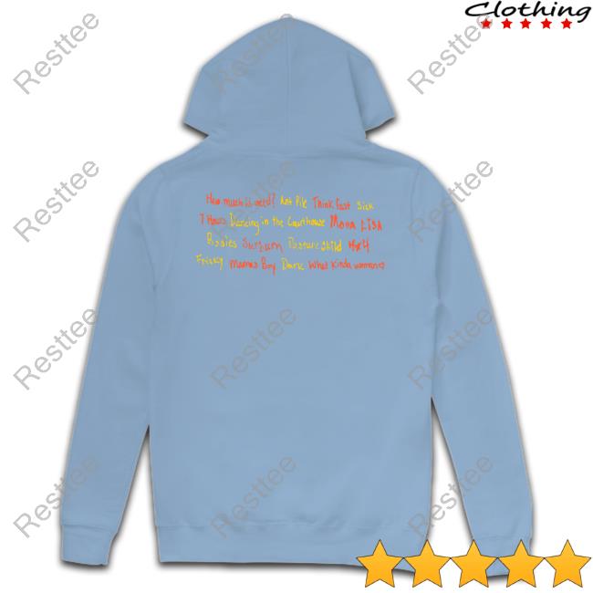 Dominic Fike Merch Df Tracklist Sweatshirt Official Dominic Fike Merch Df Tracklist T Shirts