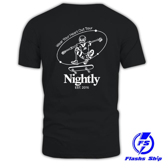 Nightly Merch Skater Hoodie Nightly Merch Skater Hoodie