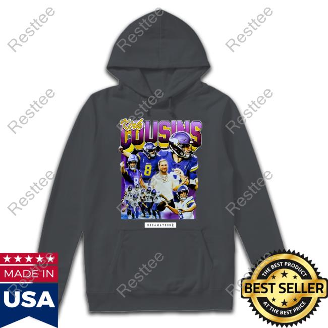 Vikings Wear Kirk Cousins Tshirt Kirk Cousins Shirt New