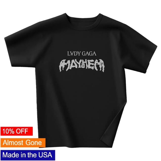 Official Lady Gaga Merch Store Lady Gaga Taped Photo Popover Shirt Ladygaga