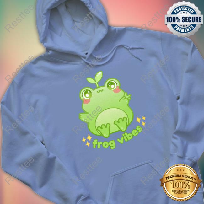 Froggycrossing Merch Frog Vibes Hoodie Crowdmade Frog Vibes Long Sleeve T Shirt