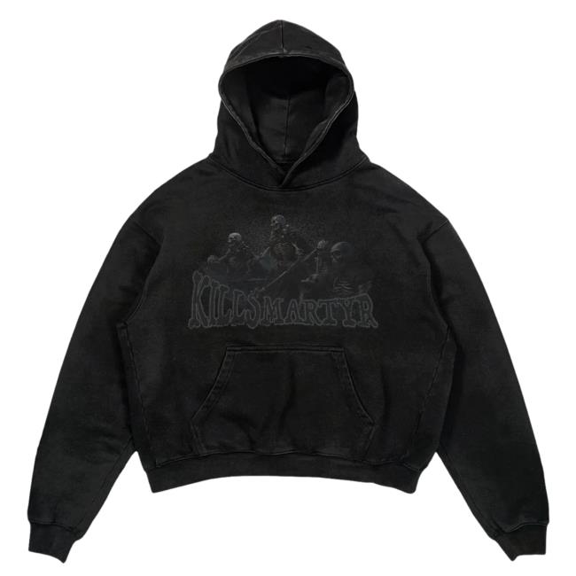 Official Killsmartyr Merch Killsmartyr Skeleton Army Crewneck