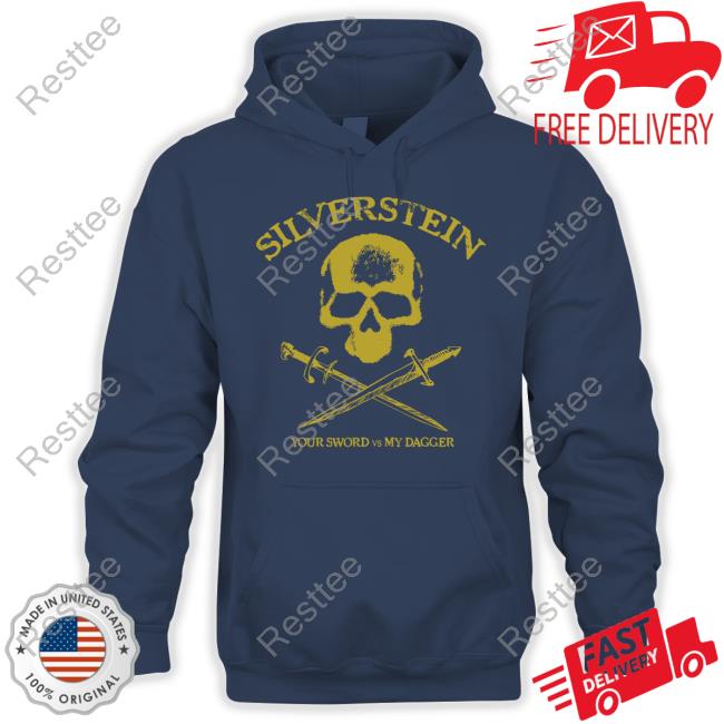 Silverstein Shop Silverstein Your Sword Vs My Dagger Shirt Dagger Throwback Skull Sweatshirt