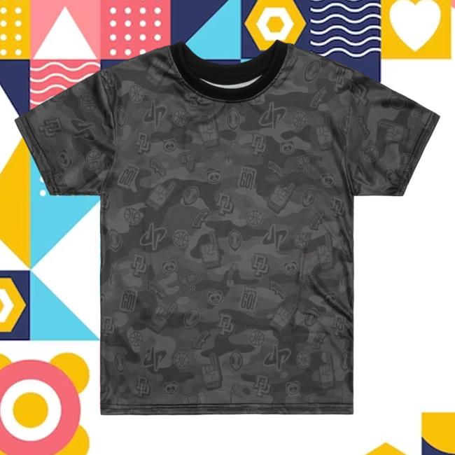 Official Dude Perfect Merch Store Dp Camo All Over Print Shirt 2023 Black Aop DudePerfect Apparel Clothing Shop