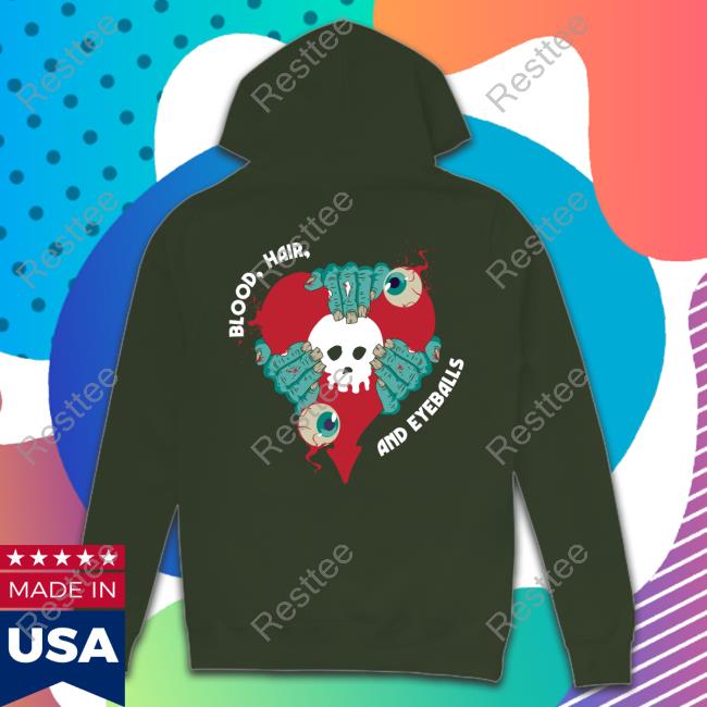 Blood, Hair, And Eyeballs T-Shirts Official Alkaline Trio x Rock Sound Blood, Hair, And Eyeballs T-Shirts