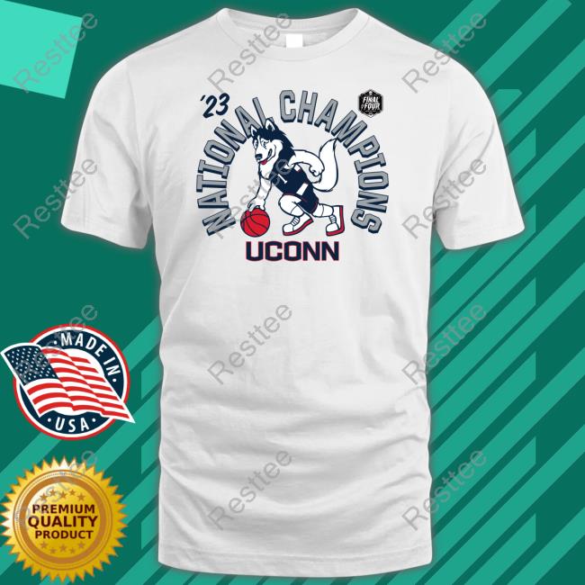 UConn Huskies 2023 NCAA Men's Basketball National Champion Hoodie