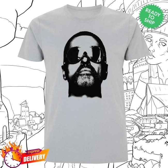 Official George Michael Merch Store George Michael Mono Shirt (Grey)