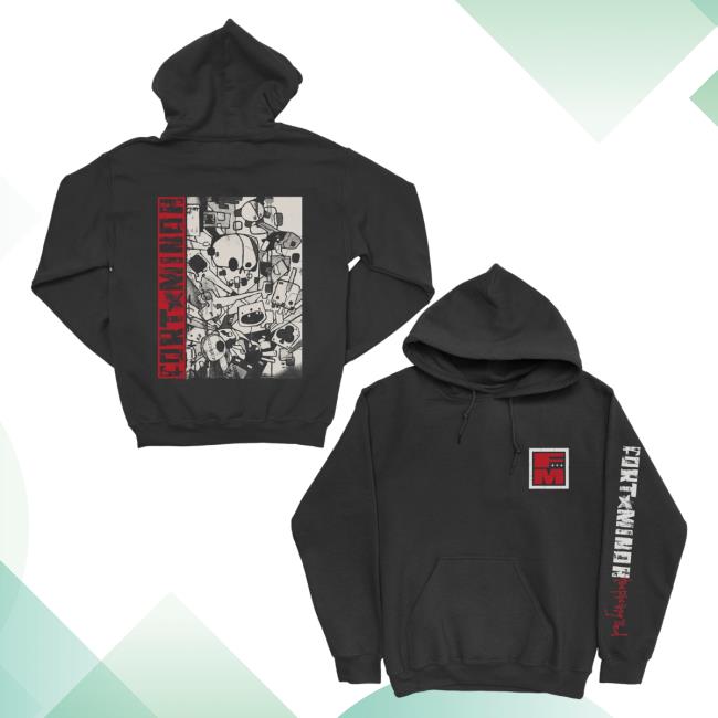 Official Linkin Park Merch Store Mike Shinoda Fm - Cover Stack Black Pull Over Hoodie LinkinPark Apparel Clothing Shop