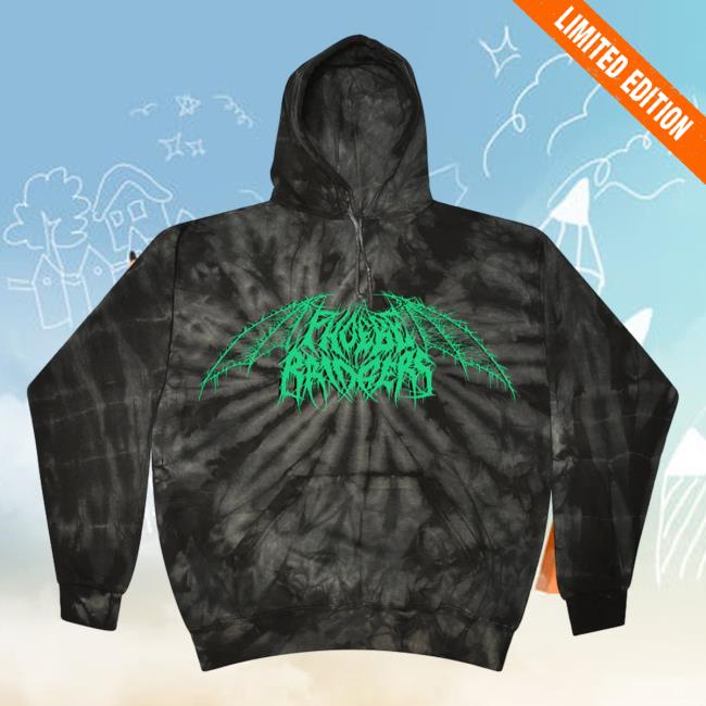 Phoebe Bridgers Store Shop Black Tie Dye Metal Crewneck Sweatshirt Phoebebridgers Merch
