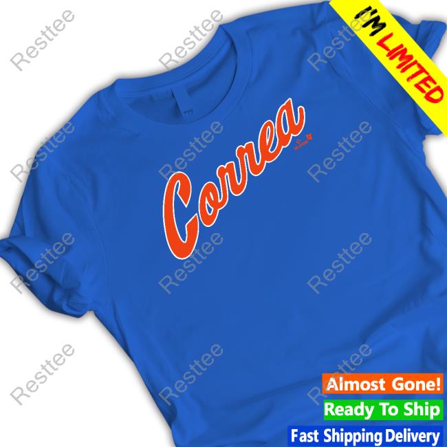 Breakingt Carlos Correa New York Script Shirts