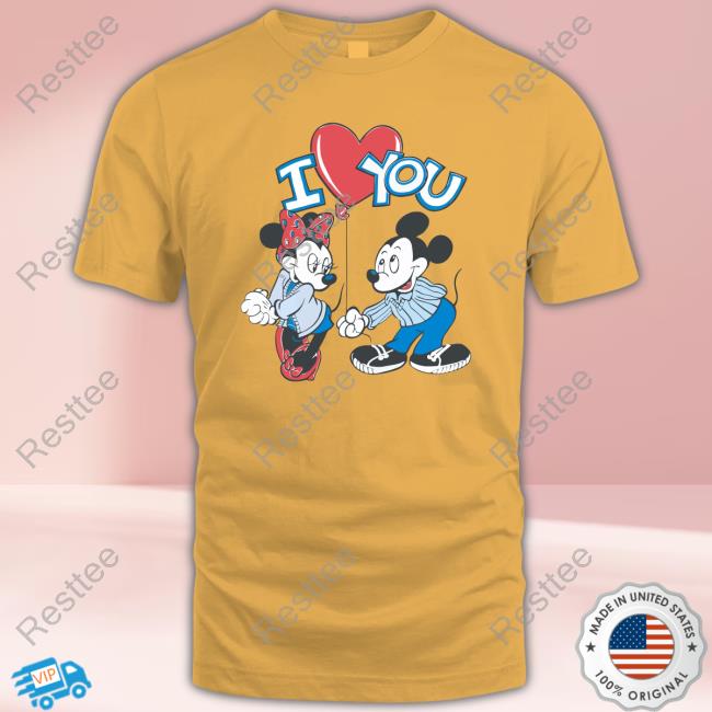 Official Mickey Loves Minnie Long Sleeve Tee