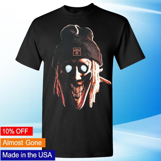 Official Chapter 17 Records Merch Store Shop Ouija Macc Anemoia Face - Ouija Macc - Patient #17944 - Black T-Shirt Chapter17records