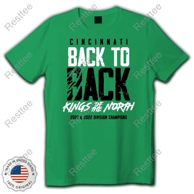 Cincinnati Back To Back Kings Of The North 2021 2022 Division Champions Crewneck Sweatshirt