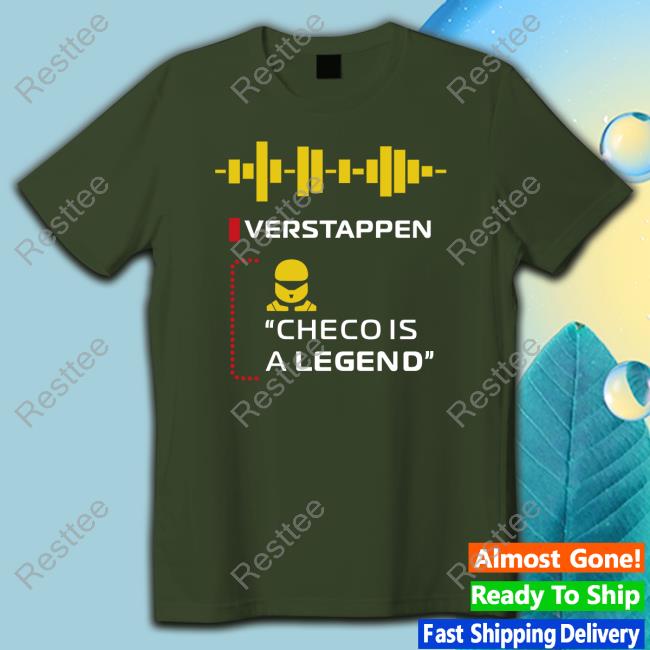 Verstappen Checo Is A Legend T Shirt Navy Verstappen Checo Is A Legend Tee