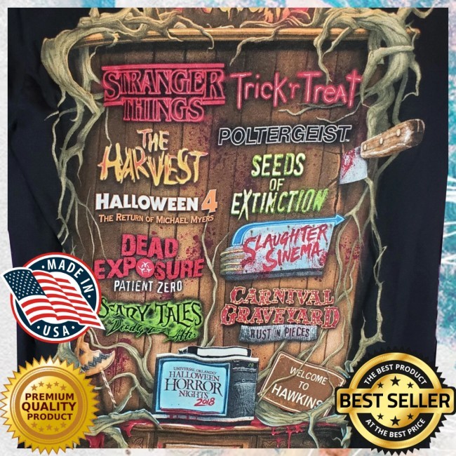 Official Universal Studios - Halloween Horror Nights 2018 Tee Shirt - Universal Studios