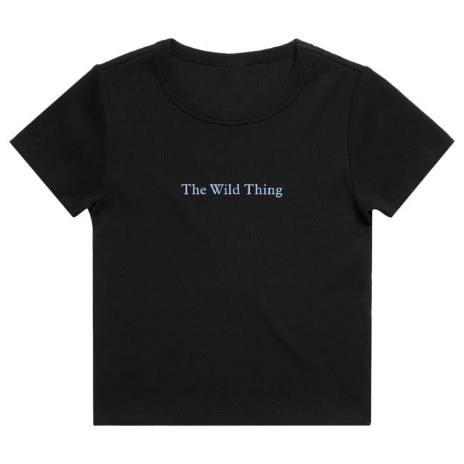 Official Wolf Alice Merch 'The Wild Thing' Black Baby T Shirt WolfAlice