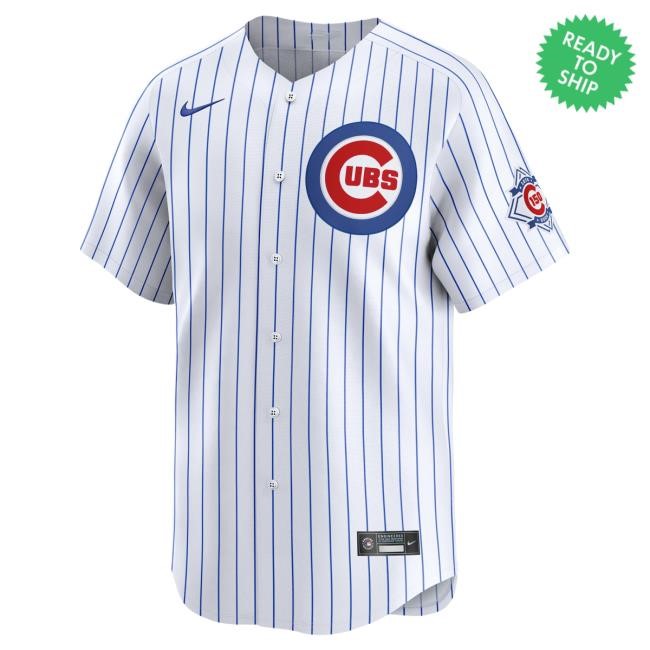 Game Day Cubs Nico Hoerner 150th Home Limited Jersey 2026
