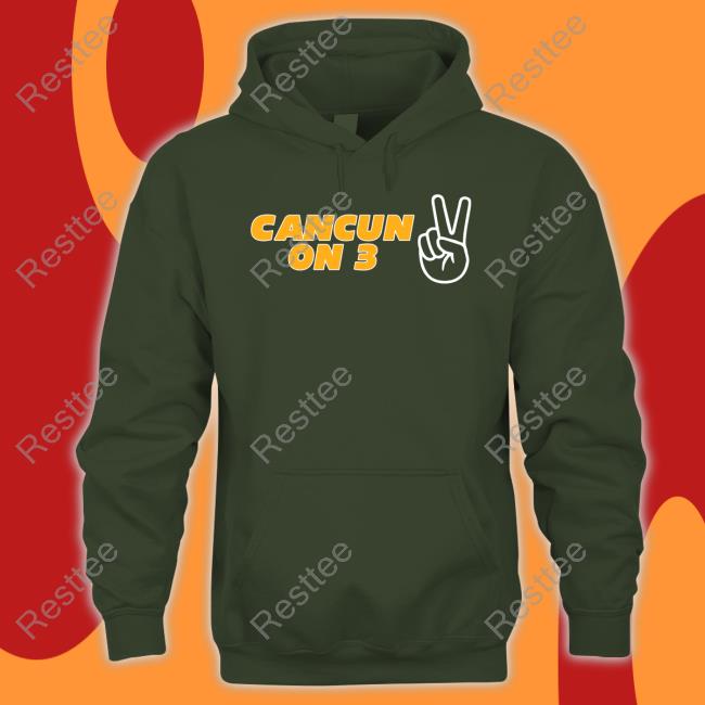 Official Cancun On 3 Tee Shirt Barstool Sports Store Cancun On 3 T-Shirt Kansas City Chiefs