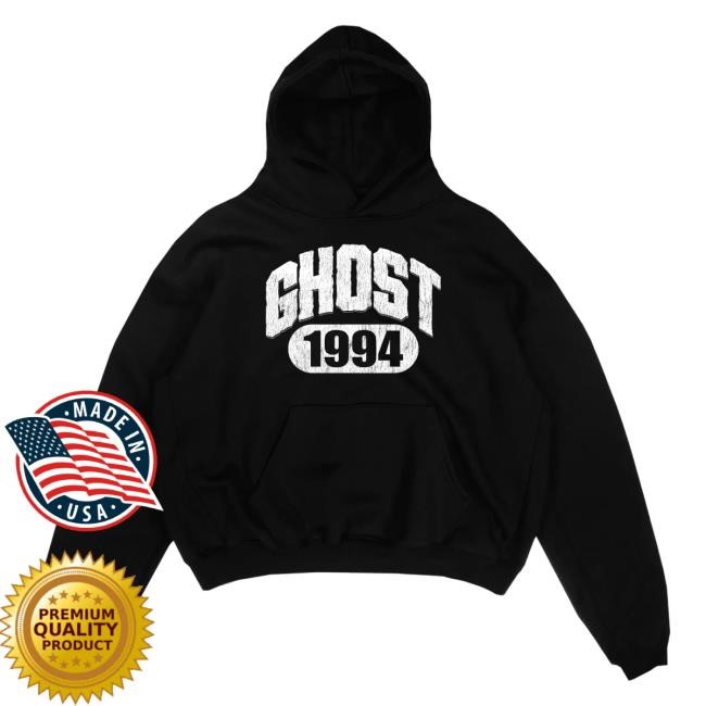 Official Ghost Racing Apparel Ghost Racing White 1994 Ghost Popover Hoodie - Black