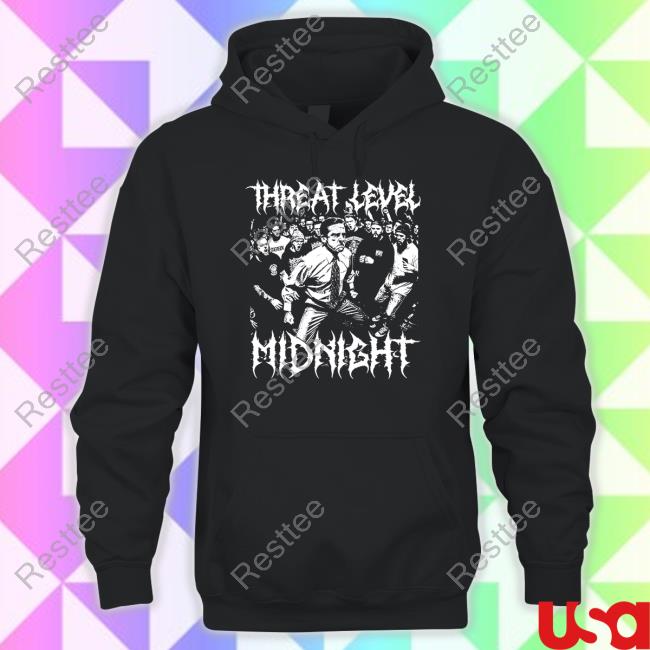 Official Shitheadsteve Threat Level Midnight Tee Shirt