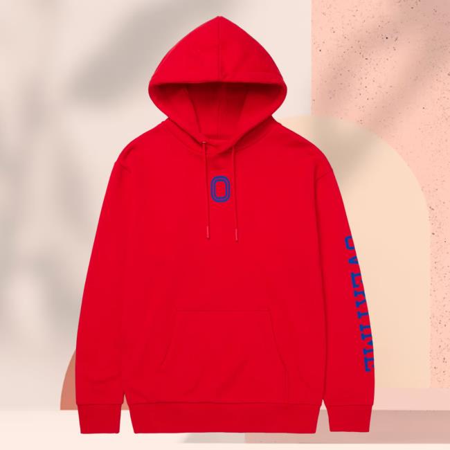 Official Overtime Tv Apparel Merch Clothing Store Shop Over Time OT Logo Classic Hooded Sweatshirt Red
