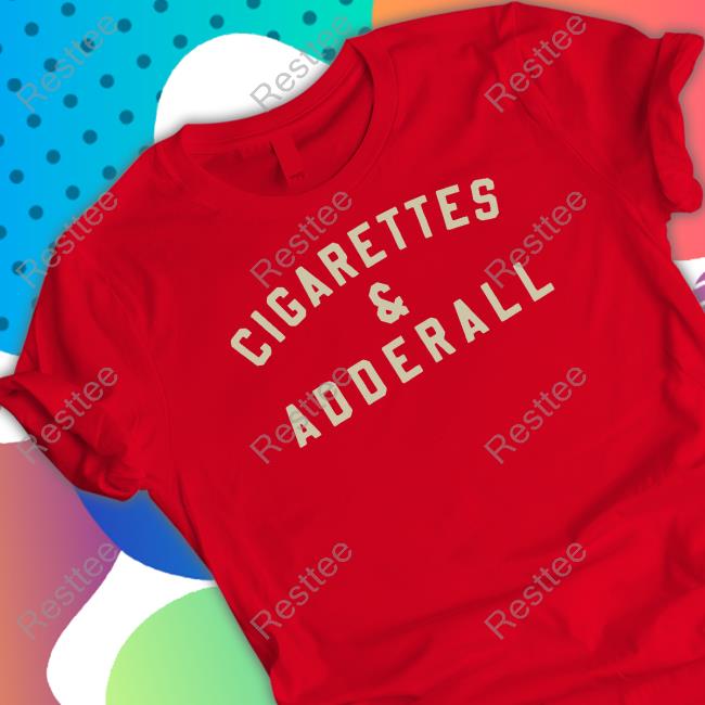 Flatland Cavalry Merch Cigarettes And Adderall Crewneck Sweatshirt