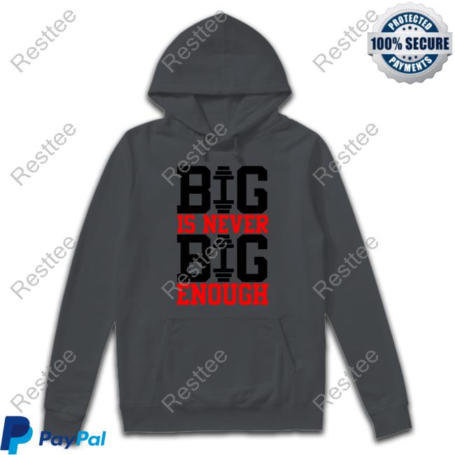 Official Big Is Never Big Enough Hoodie Arrow Fursuit Friday Big Is Never Big Enough Long Sleeve Tee Arrow