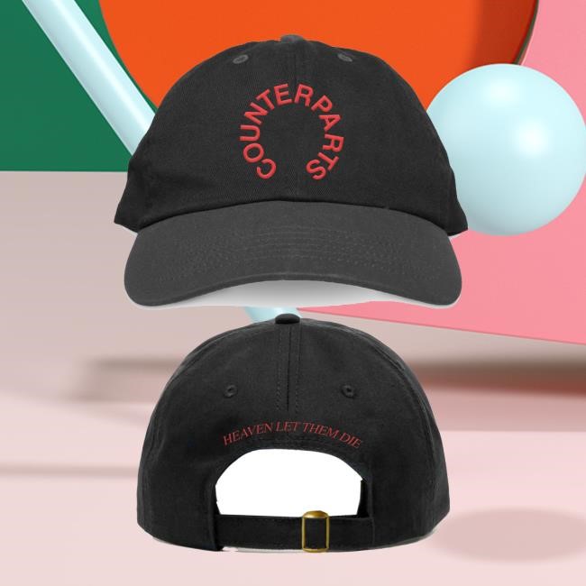 Counterparts Heaven Let Them Die Black Cap Pure Noise Records Counterparts Heaven Let Them Die Black Twill Hat Pure Noise Records